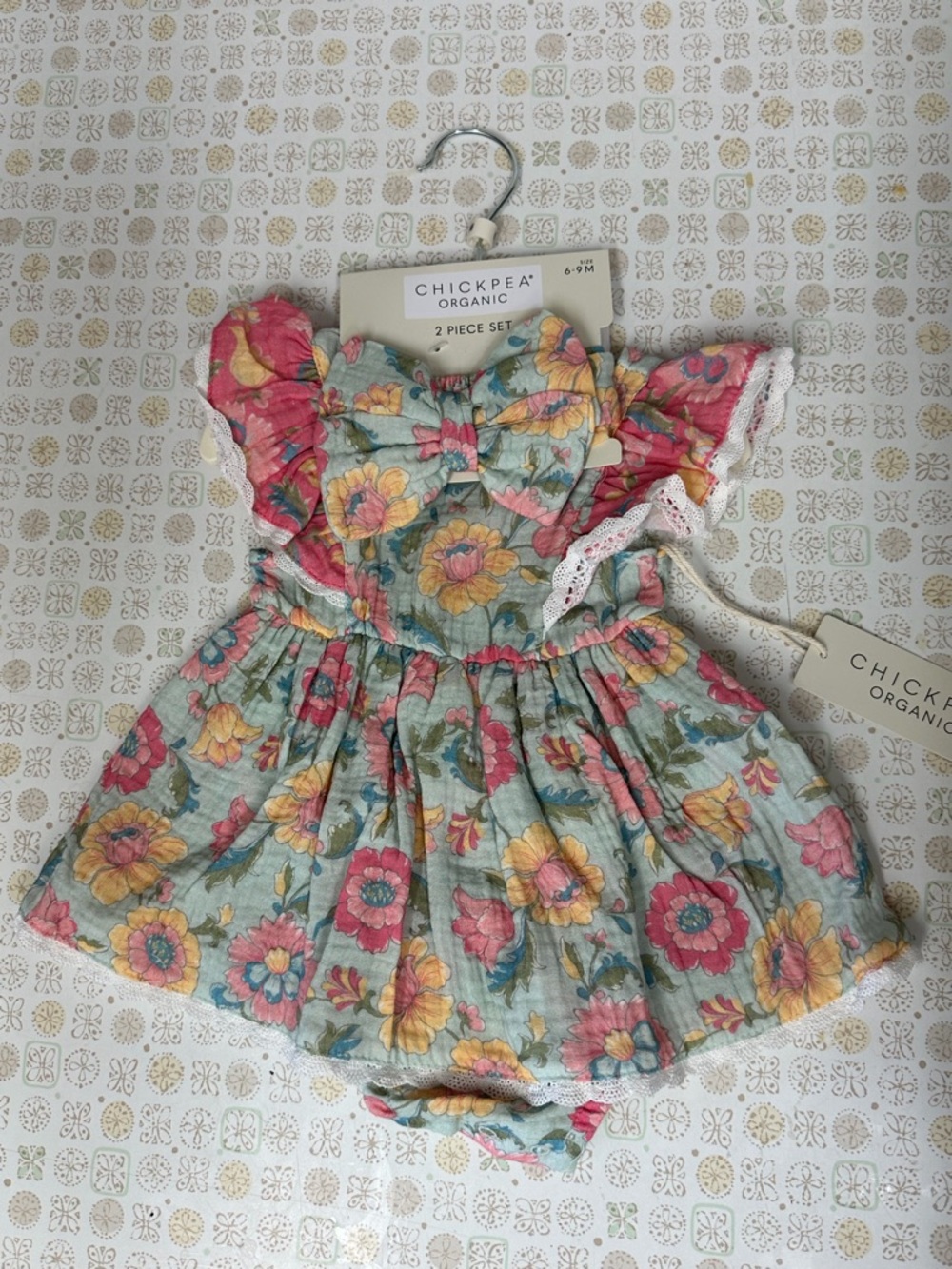 chick pea Floral Ruffle One-Piece